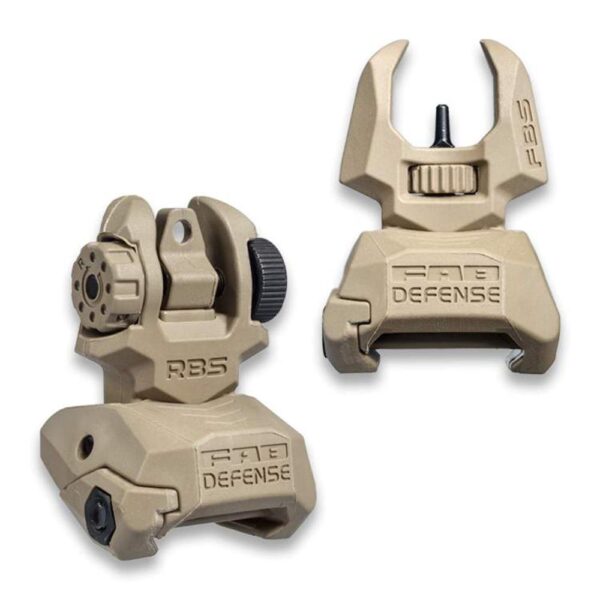 FAB Defense FRBS Rifle Sights Kit - Tan