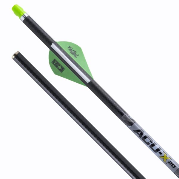 TenPoint ACU-X Premium Carbon Arrows for Rail-Less Crossbows - 20"
