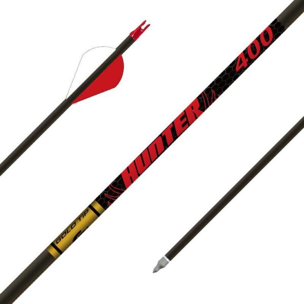 Gold Tip Hunter 400 Spine Hunting Arrows - 6-Pack