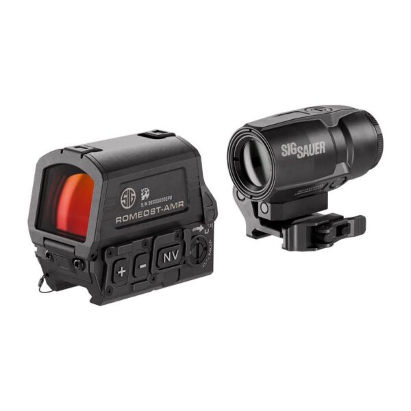 Sig Sauer Romeo8T-AMR Red Dot and Juliet3T-AMR Magnifier Kit