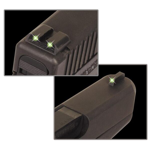 Truglo Tritium Night Sights for Glock - Green Dot Set