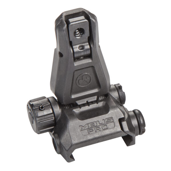 MAGPUL MBUS Pro Rear Sight - Black Folding Gun Sight