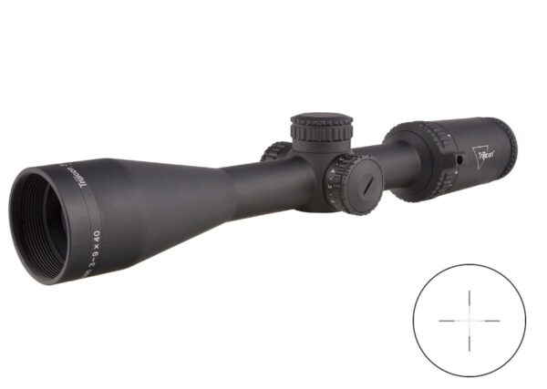 Trijicon Credo 3-9x40 Black Scope with Green MIL-Square Reticle